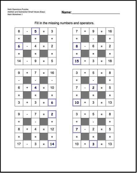 Fun Math Worksheets For Middle School Free Grid Puzzles Fun Math