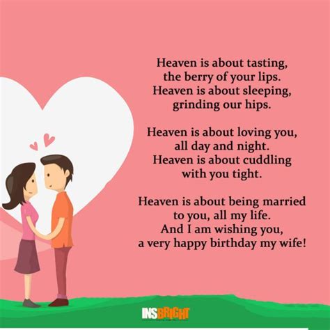 Happy birthday, hubby, i wish you to fly high and follow your biggest dreams! Romantic Happy Birthday Poems For Wife With Love From ...