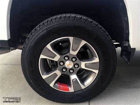 Wheel Stripes Redline Edition Style 2015 2023 Chevy Colorado Tfb