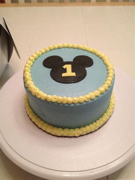 1st Birthday Cake For A Friends Little Boy Simple Design From Customers