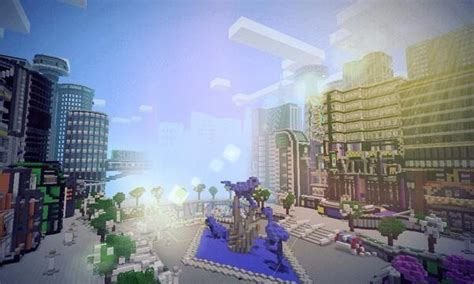 Minecraft Futuristic City Map 1 7 10 Plmavenue