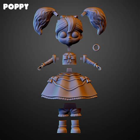 Stl File Poppy Playtime Poppy 🪢・3d Printable Model To Download・cults