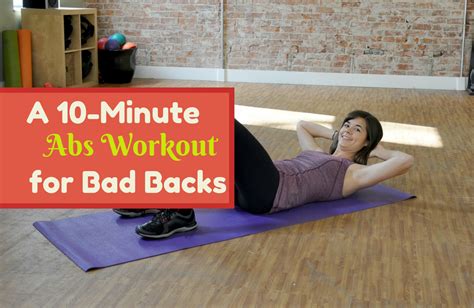 The Best Abs Exercises That Are Easy On Your Back Sparkpeople