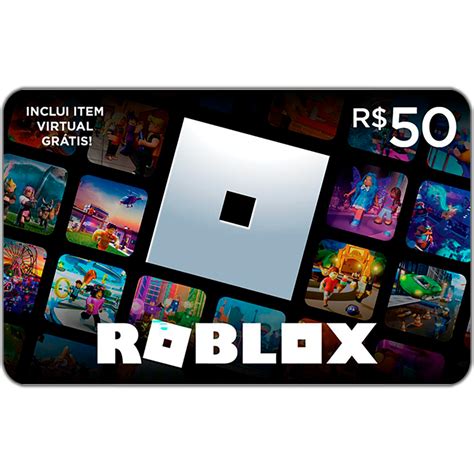 T Card Digital Roblox R 50 Cobre Frete