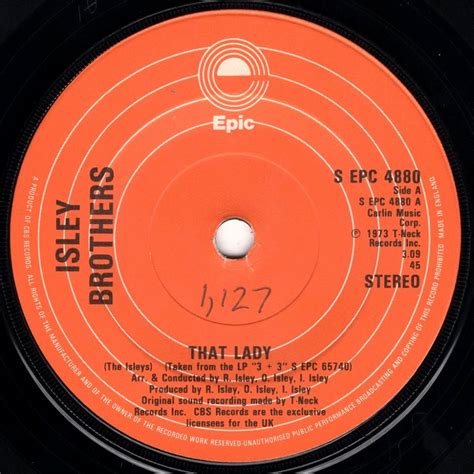 isley brothers that lady summer breeze epic uk 7