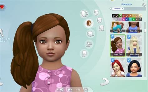 Side Ponytail For Toddlers At My Stuff Sims 4 Updates
