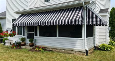 Porch Awnings On A Screen Room Kreiders Canvas Service Inc