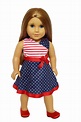 American Creations American Pride Dress Compatible With 18 Inch Dolls ...