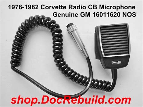 1978 1982 Corvette Radio Cb Microphone Genuine Gm 16011620 Nos