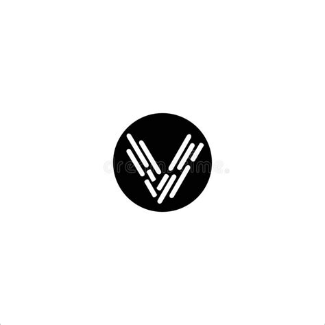 Initial Letter V Logo Or Vv Logo Vector Design Template Stock Vector