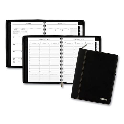 At A Glance Columnar Executive Weeklymonthly Appointment Book Zipper