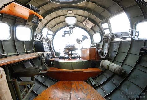 B 17 Flying Fortress Nose Interior Airplane Fighter Aircraft