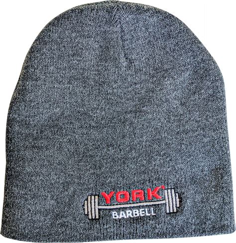 York Barbell Club Knit Cap Grey York Barbell
