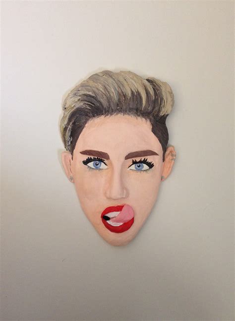 Miley Cyrus Clay Sculpture On Behance