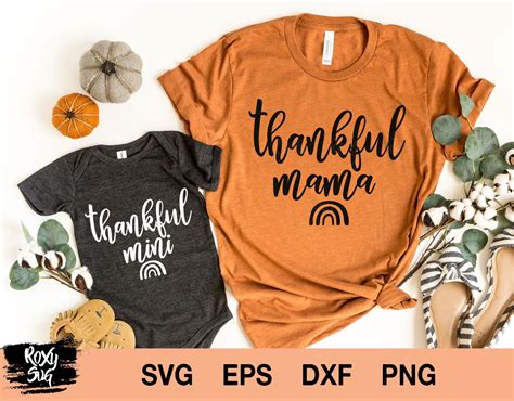 Fall SVG thankful mama svg mommy and me svg thankful svg | Etsy | Mommy and me, Thankful mama ...