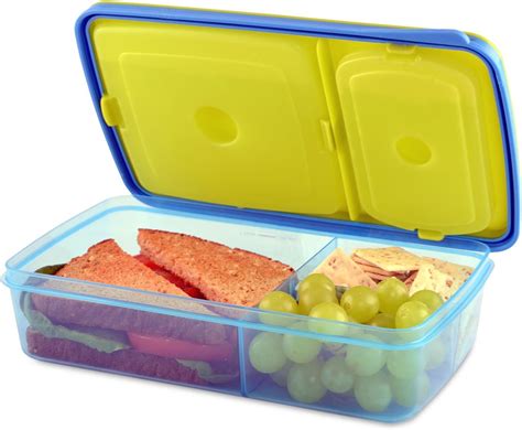 Fit And Fresh Kids Reusable Divided Meal Carrier With