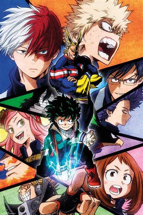 Close Up My Hero Academia Poster Charaktere 61cm X 915cm Ü Poster