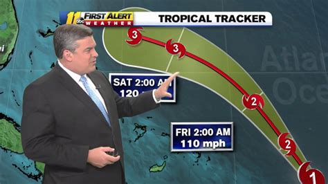 Abc11 Updates The Track Of Hurricane Dorian Thursday Morning Raleigh News And Observer