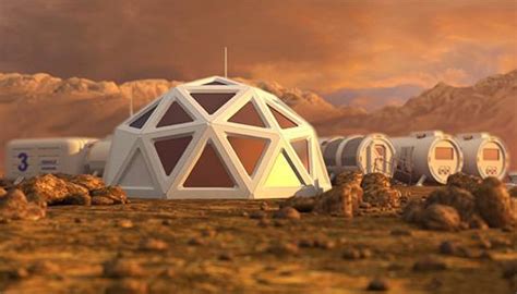 Space Colony On Mars