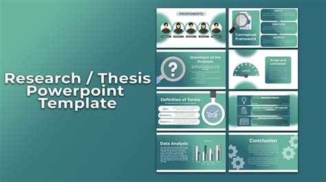 Researchthesis Powerpoint Presentation Template Youtube