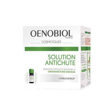 Oenobiol Cosmétiques Solution Antichute 12 Flacons Parapharmacie