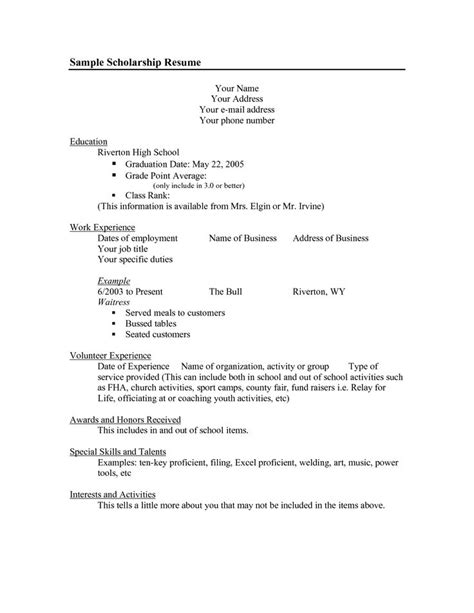 When applying for a scholarship, your cv (curriculum vitae or resume) often works as the first how to organize academic cv for scholarship? scholarship resume templates | Sample Scholarship Resume ...