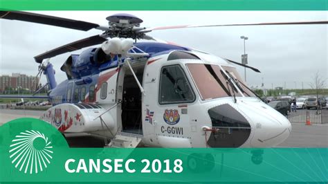 Cansec 2018 Sikorsky S 92 Sar Helicopter Youtube