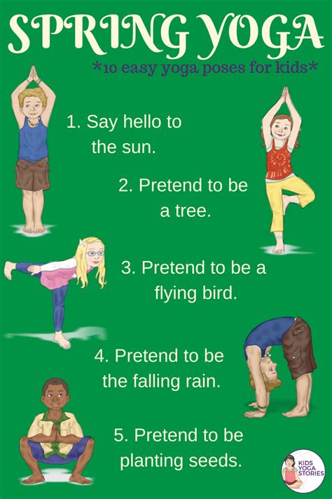 Sukhasana is also beneficial yoga poses for kids. Yoga for Spring + Printable Poster | Kids yoga poses ...