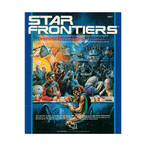 Tsr Star Frontiers Referees Screen Wassault On Starship Omicron Sw