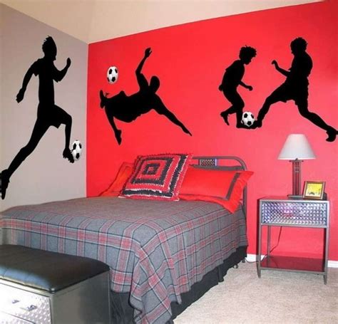 56 Cool Bedroom Decor Ideas For Your Little Boys Soccer Themed