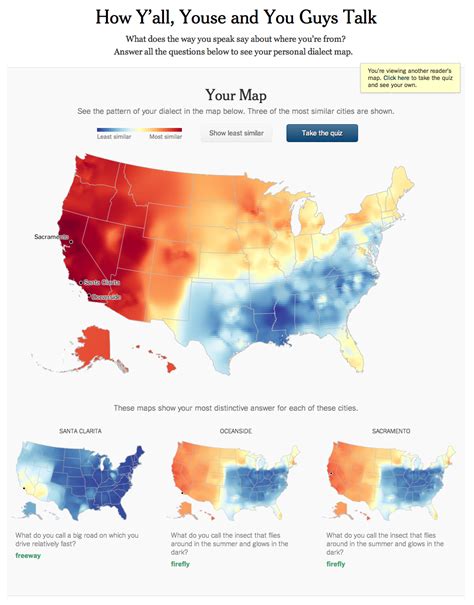 Your Personal Dialect Map Hither And Thither