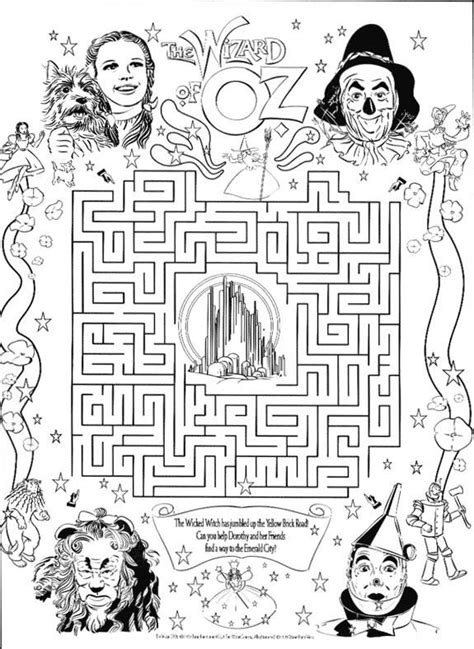 On this page, you can find the vast collection of wizard of oz coloring pictures. Wizard Of Oz Coloring Pages Printable Sketch Coloring Page ...