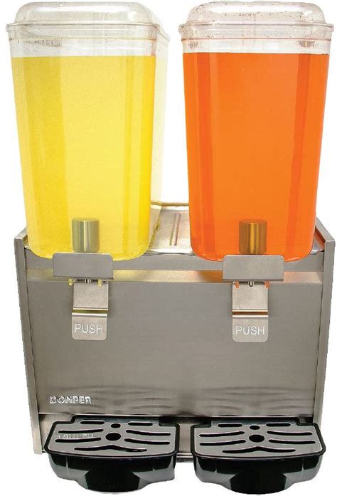 Donper D25 Double 475 Gallon Electric Juice And Beverage Dispenser