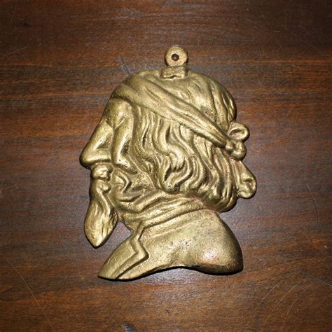 Vintage Solid Brass Pirate S Head Nude Women Pareidolia Etsy