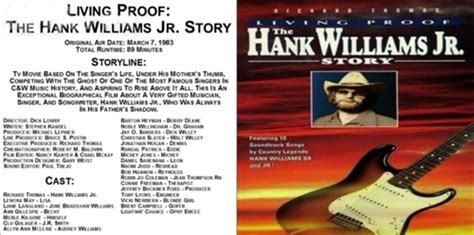 Sanders, barton heyman, noble willingham and others. Living Proof: The Hank Williams Jr Story DVD 1983 $8.99