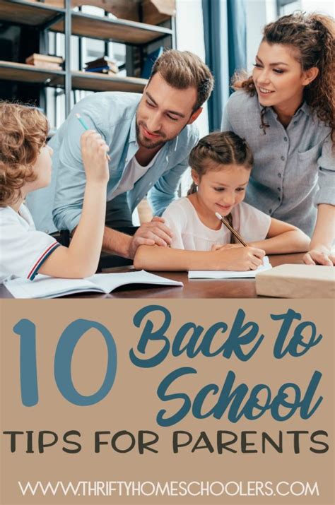 10 Back To School Tips For Parents Thrifty Homeschoolers