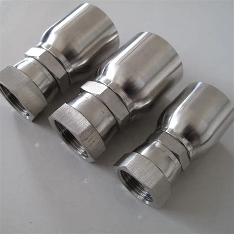 Stainless Steel Parker 43 Series Crimp Style Hydraulic Hose Fittings