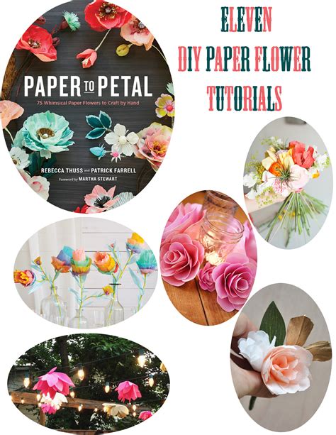 11 Diy Paper Flower Tutorials Dear Handmade Life