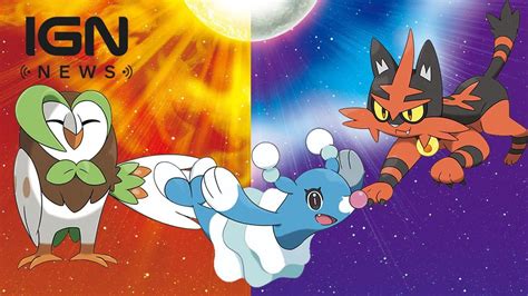 Starter Pokemon Evolutions Announced For Sun And Moon Ign News