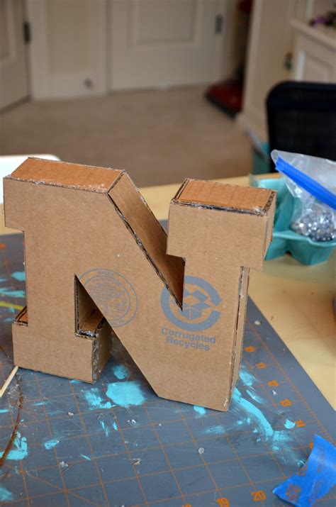 Diy Marquee Letters Cardboard Diy Marquee Letters From Cardboard