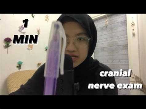 Asmr Minute Cranial Nerve Exam Fast Youtube