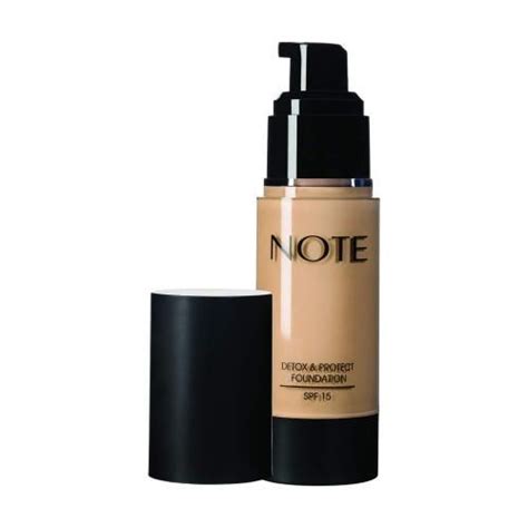 Note Detox And Protect Foundation Spf 15 08 Sunny 35ml