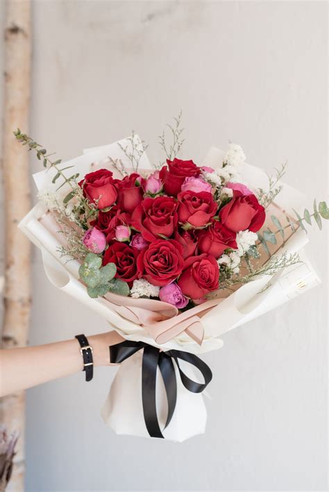 Red Roses Bouquet Red Rose Bouquet Red Flower Bouquet Flowers