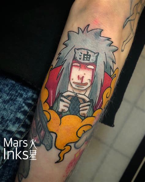 Jiraiya Tattoo By Marsinks Naruto