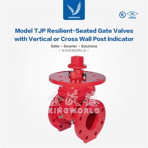 Fm Ul Model Tjp Resilient Seated Gate Valves With Vertical Or Cross