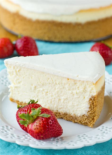 Cheesecake Using Sour Cream The Perfect Sour Cream Cheesecake With