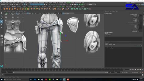 Maya Female Character Modeling Tutorial Part 01 By Design Elements