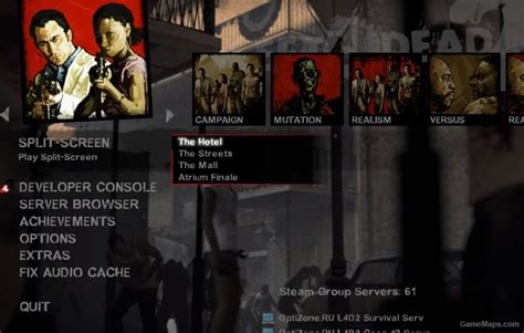 Left 4 Dead 2 Split Screen Mainmenu Mod Mod For Left 4 Dead 2