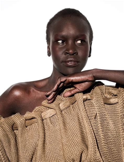 Paper Bag It Supermodels Alek Wek Beautiful African Women