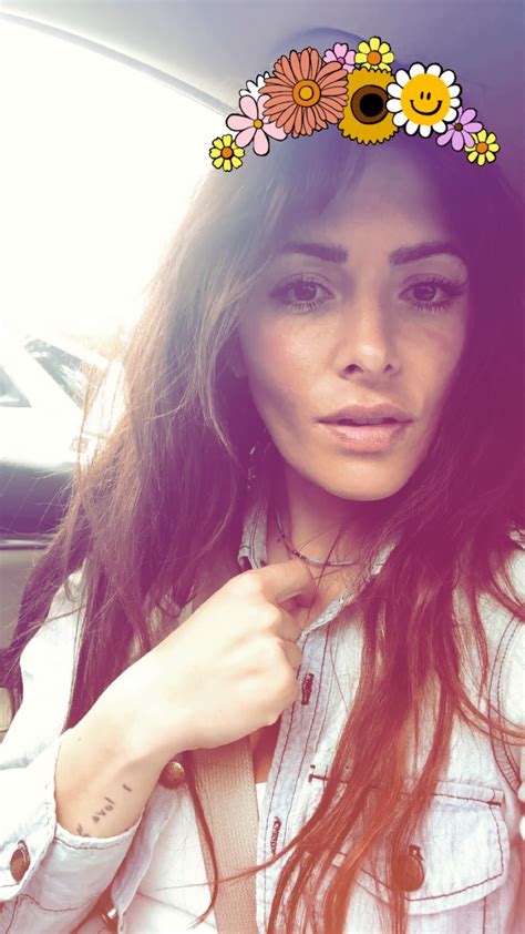 Super Cute Sarah Shahi Car Selfie With Flower Filter Hot Sex Picture
